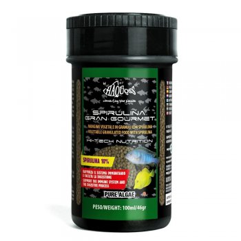 HAQUOSS SPIRULINA GRAN GOURMET, mangime vegetale granulare